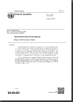 Cover image for UN report on trade and development
