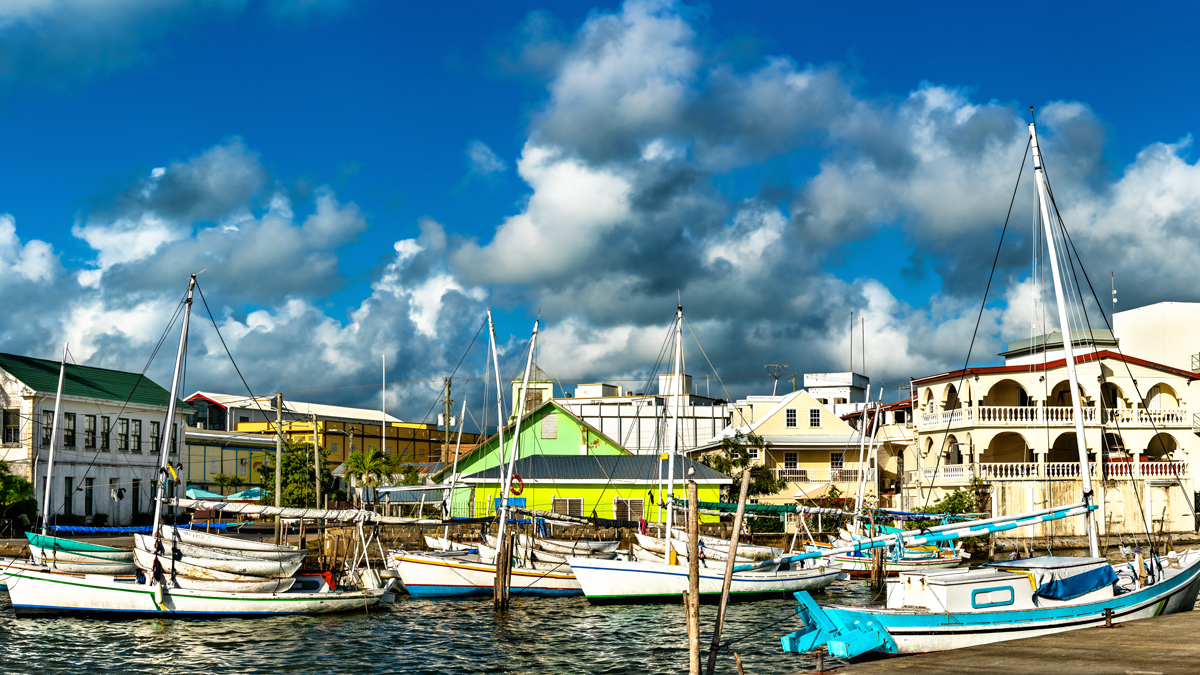 boats in belize city