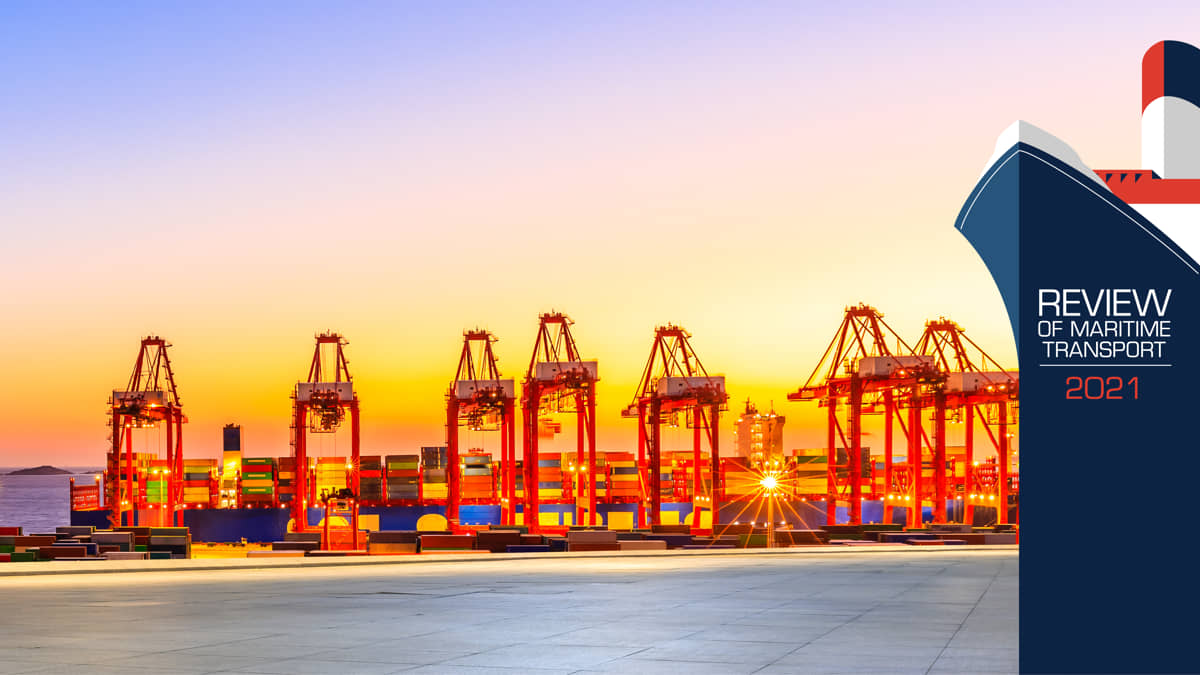 Review of Maritime Transport 2021 visual