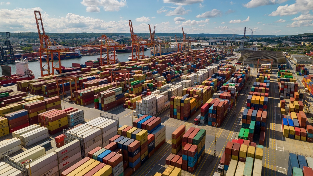 Port of Gdynia, Poland.
