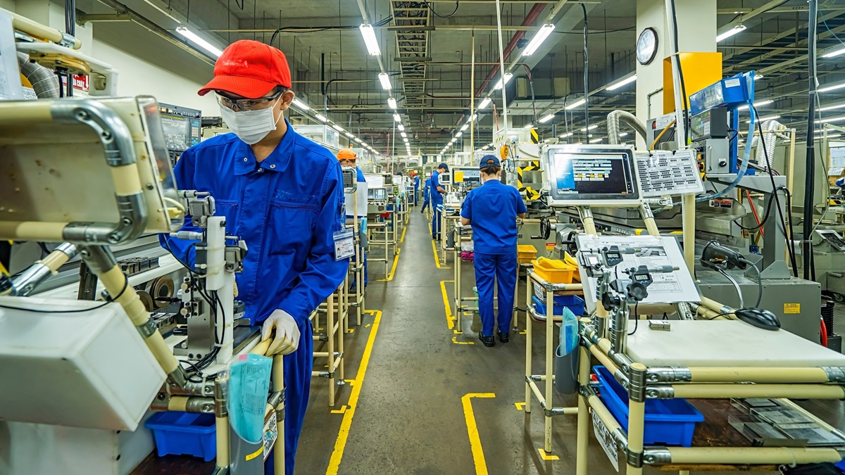 A high-tech manufacturing facility in Ho Chi Minh City, Viet Nam.