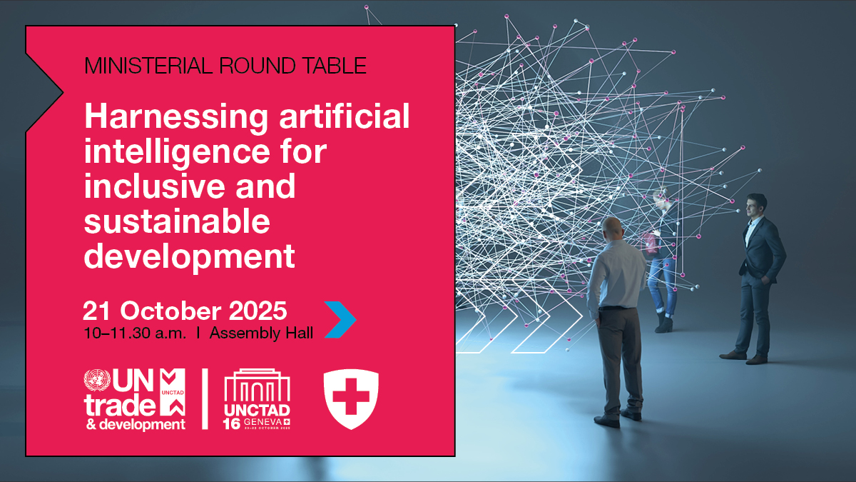 UNCTAD16 ministerial roundtable on harnessing ai for inclusive and sustainable development