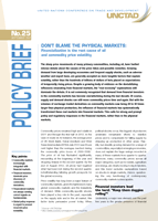 UNCTAD policy brief, No. 25