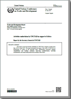 Cover image for UNCTAD activities in support of Africa