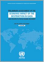 Cover for Preliminary assessment of the economic impact of the destruction in Gaza and prospects for economic recovery