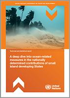 Cover for A deep dive into ocean-related measures in the nationally determined contributions of small island developing States