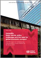 Cover for Inequality: Major trends, policy challenges and the need for global economic compact