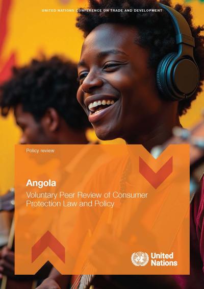 Cover for Voluntary peer review of consumer protection law and policy of Angola