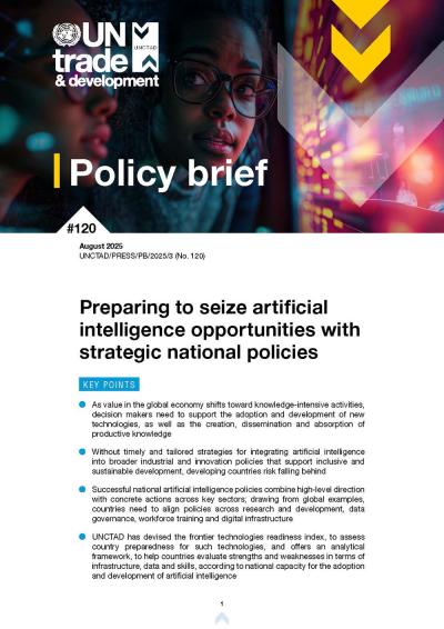 Cover for Preparing to seize artificial intelligence opportunities with strategic national policies