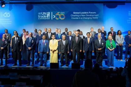 UN Secretary-General and global leaders mark 60 years of UNCTAD, urging for an equitable economy and renewed multilateralism